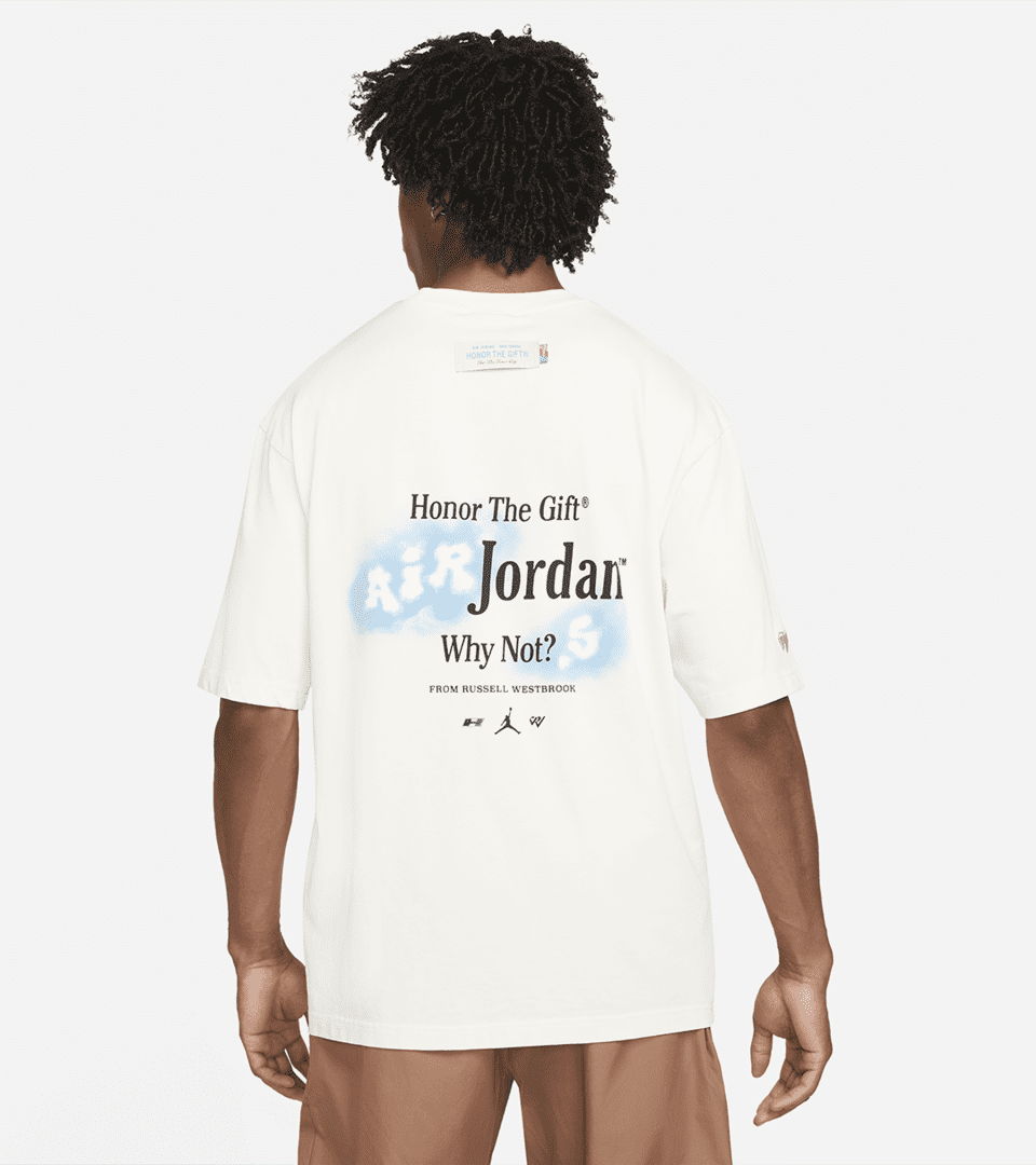 Russell westbrook on sale jordan shirt